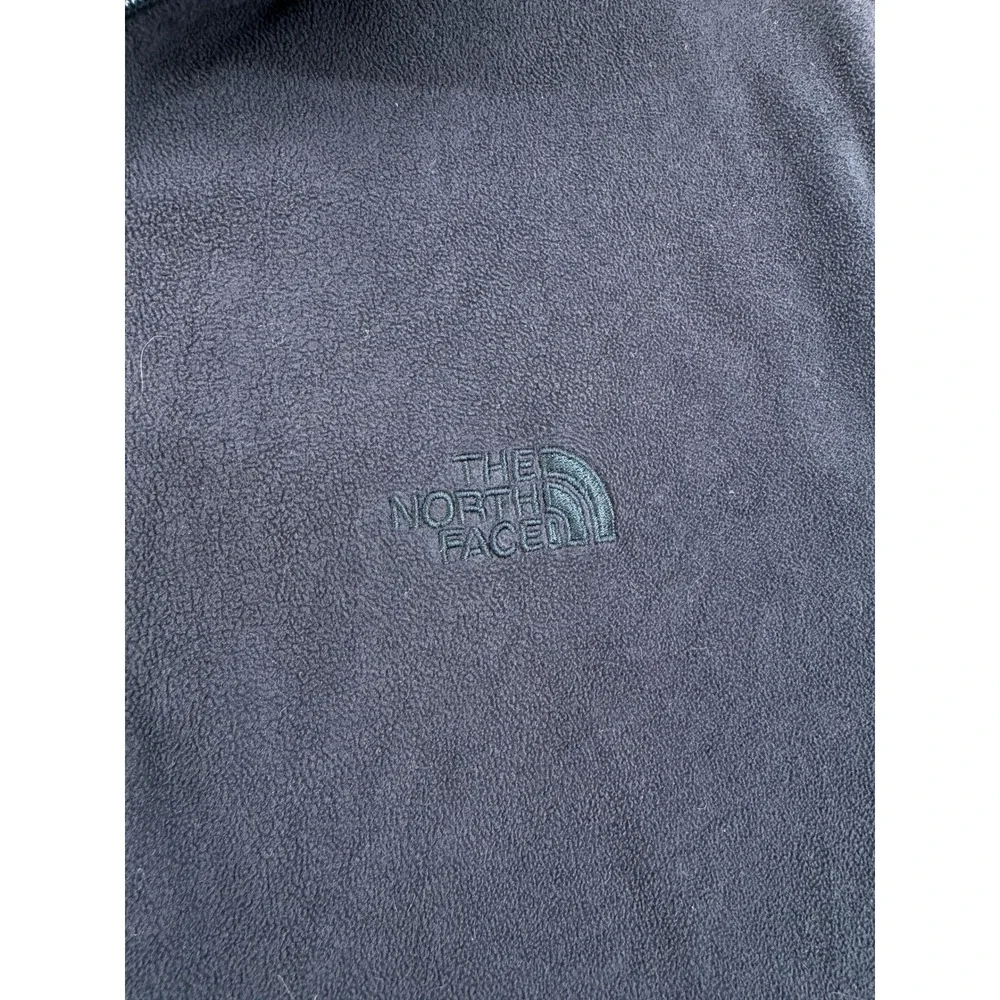 The North Face Mens Navy Blue TKA 100 Quarter Zip Fleece Pullover Jacket Size M
